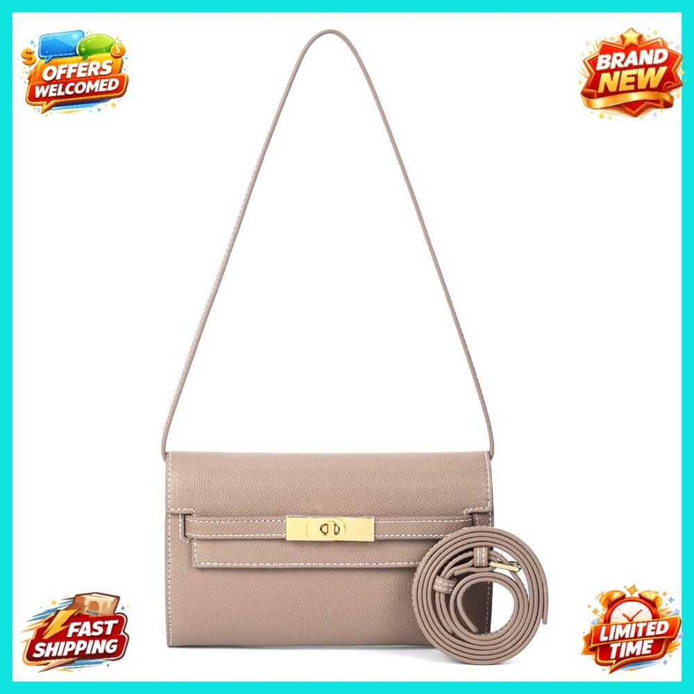 Mini Crossbody Bag Vegan Leather Clutch Shoulder Purse Elegant Chic Everyday